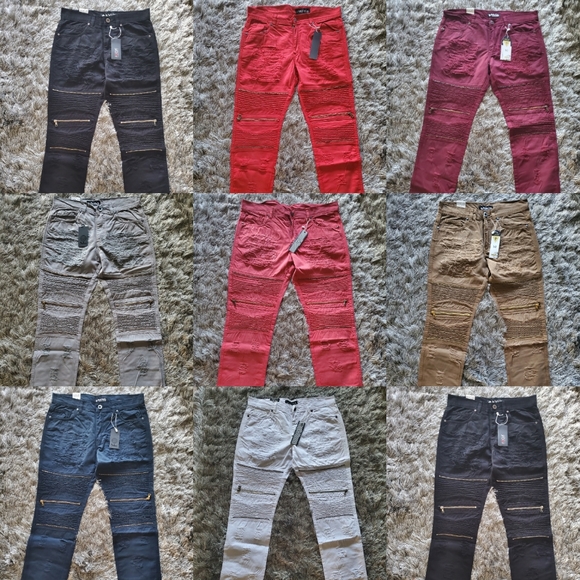 Men ❤Zipper Ripped Pant New Style❤ 2020 - Picture 1 of 4